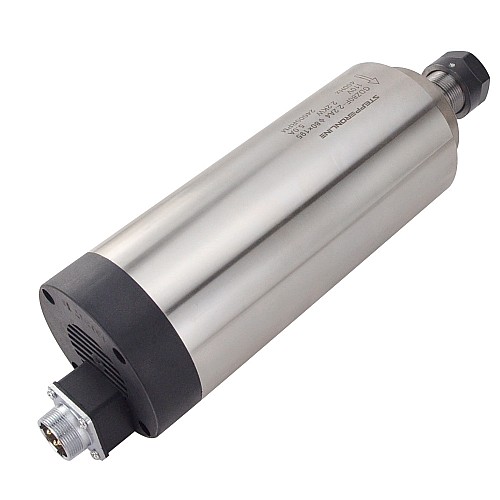 Spindle Motor Air Cooled 110V 2.2KW 24000RPM 400Hz ER20 Collet Wood Engraving Milling Machine STEPPERONLINE CNC VFD Motor 110V AC Spindle 4 Bearings - GDZ80F-2.2A4 | StepperOnline AU