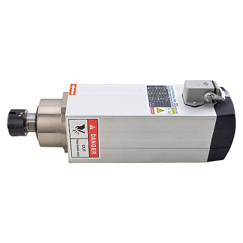 CNC Spindle Motor Air Cooled 220V 3.5KW 18000RPM 300Hz ER25 Collet - GDZ93x82-3.5B4 | StepperOnline AU