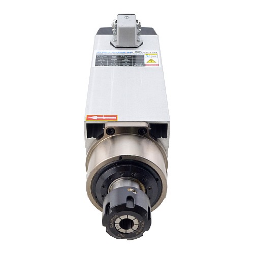 CNC Spindle Motor Air Cooled 220V 3.5KW 18000RPM 300Hz ER25 Collet - GDZ93x82-3.5B4 | StepperOnline AU