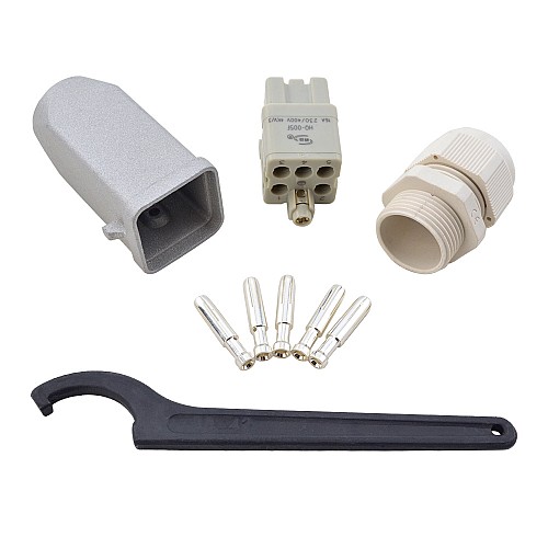 CNC Spindle Motor Air Cooled 220V 3.5KW 18000RPM 300Hz ER25 Collet - GDZ93x82-3.5B4 | StepperOnline AU