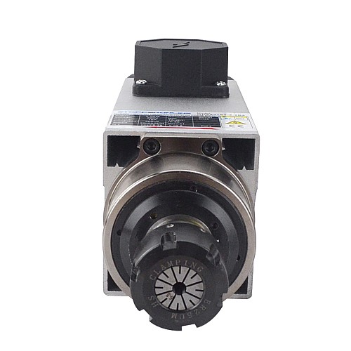 CNC Spindle Motor Air Cooled 220V 2.2KW 18000RPM 400Hz ER25 Collet - GDZ93x82-2.2B4 | StepperOnline AU