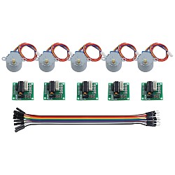 5pcs 28BYJ-48 4-Phase Stepper Motor & ULN2003 Driver Board kit