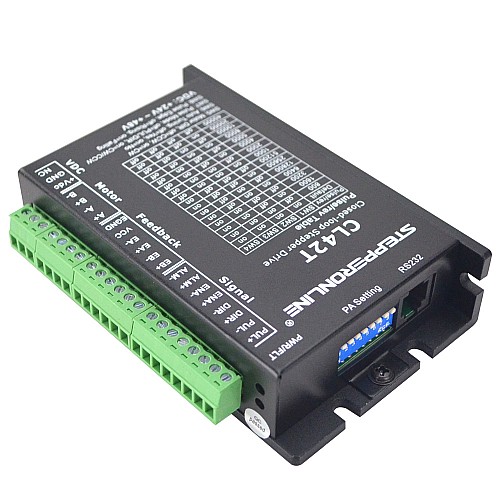 Closed Loop Stepper Driver 0-3.0A 24-48VDC for Nema 11, 14, 17 Stepper Motor - CL42T | StepperOnline AU