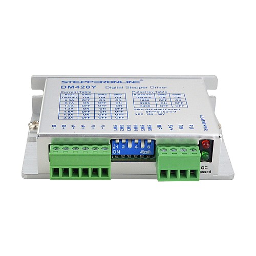 Y Series Digital Stepper Driver 0.3-2.2A DC18V-36V for Nema 11, 14, 17 Stepper Motor - DM420Y | StepperOnline AU
