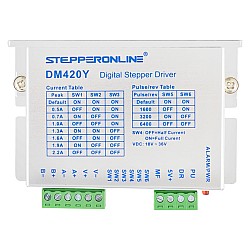 Y Series Digital Stepper Driver 0.3-2.2A DC18V-36V for Nema 11, 14, 17 Stepper Motor