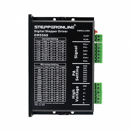 1 Axis Stepper CNC Kit 4Nm (566 oz.in) Nema 24 Stepper Motor & Digital Stepper Driver - 1-DM556S-24HS39 | StepperOnline AU