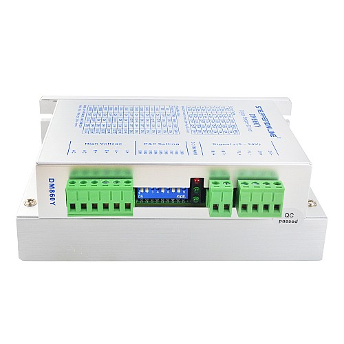 Y Series Digital Stepper Driver 2.4-7.2A AC18V-80V/DC 36V-110V for Nema 34 Motor - DM860Y | StepperOnline AU