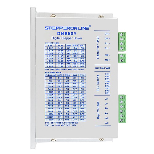Nema 34 Stepper Motor Kit 12Nm Key-way Single Shaft for Face Mask Machine & Respiratory Ventilators - 34KIT-120S | StepperOnline AU