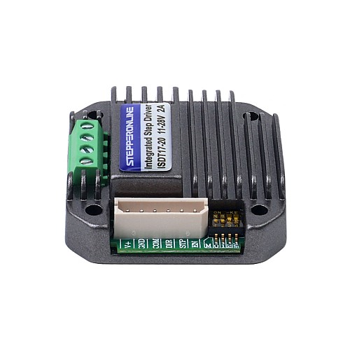 Integrated Stepper Motor Driver 0.6-2.0A 11-28VDC Ultra-silent Version for NEMA 17 Stepper Motor - ISDT17-20 | StepperOnline AU