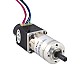 Nema 11 Closed-loop Geared Stepper L=31mm Gear Raio 100:1 Encoder 300PPR - 11HS12-0674D-PG100-E22-300 | StepperOnline AU