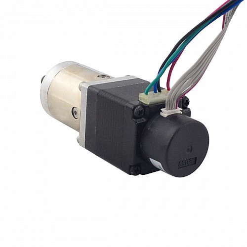 Nema 11 Closed-loop Geared Stepper L=31mm Gear Ratio 27:1 Encoder 300PPR - 11HS12-0674D-PG27-E22-300 | StepperOnline AU