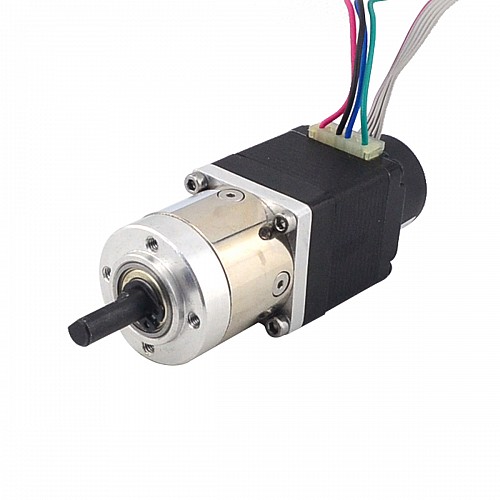 Nema 11 Closed-loop Geared Stepper L=31mm Gear Raio 5:1 Encoder 300PPR - 11HS12-0674D-PG5-E22-300 | StepperOnline AU