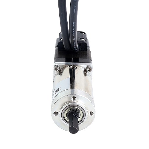 Nema 11 Closed-loop Geared Stepper L=32mm Gear Raio 100:1 Encoder 1000PPR(4000CPR) - 11HS12-1004D-E1000-PG100 | StepperOnline AU