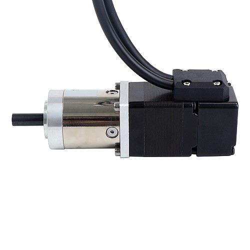 Nema 11 Closed-loop Geared Stepper L=32mm Gear Raio 27:1 Encoder 1000PPR(4000CPR) - 11HS12-1004D-E1000-PG27 | StepperOnline AU