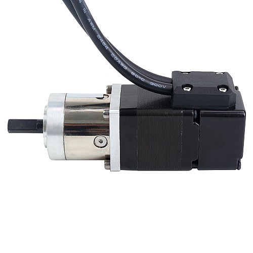 Nema 11 Closed-loop Geared Stepper L=32mm Gear Raio 5:1 Encoder 1000PPR(4000CPR) - 11HS12-1004D-E1000-PG5 | StepperOnline AU