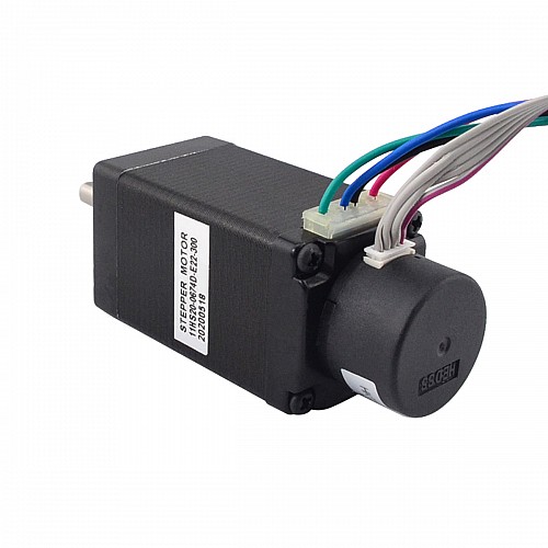 Nema 11 Closed Loop Stepper Motor 0.12Nm(16.99oz.in) Encoder 300PPR - 11HS20-0674D-E22-300 | StepperOnline AU