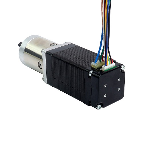 Nema 11 Stepper Motor with  Gearbox Gear Ratio 14:1 & Magnetic Encoder 1000PPR(4000CPR) - 11HS20-0674D-PG14-AR4 | StepperOnline AU