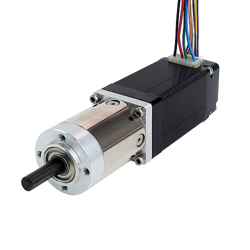 Nema 11 Stepper Motor with  Gearbox Gear Ratio 14:1 & Magnetic Encoder 1000PPR(4000CPR) - 11HS20-0674D-PG14-AR4 | StepperOnline AU