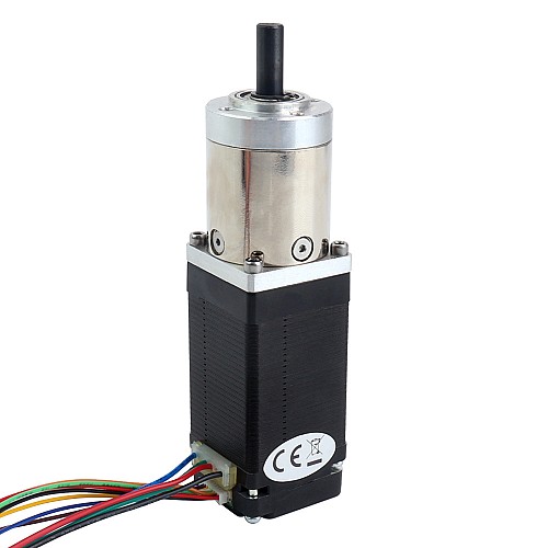 Nema 11 Stepper Motor with  Gearbox Gear Ratio 14:1 & Magnetic Encoder 1000PPR(4000CPR) - 11HS20-0674D-PG14-AR4 | StepperOnline AU