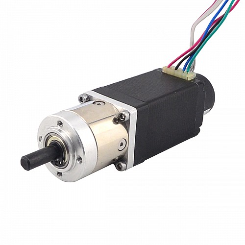 Nema 11 Closed-loop Geared Stepper L=51mm Gear Raio 5:1 Encoder 300PPR - 11HS20-0674D-PG5-E22-300 | StepperOnline AU