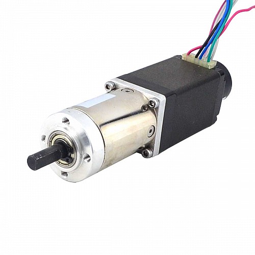 Nema 11 Closed-loop Geared Stepper L=51mm Gear Raio 51:1 Encoder 300PPR - 11HS20-0674D-PG51-E22-300 | StepperOnline AU