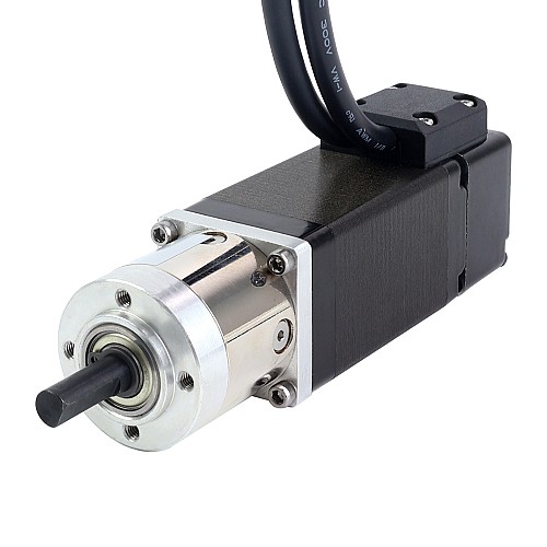 Nema 11 Closed-loop Geared Stepper L=51mm Gear Raio 5:1 Encoder 1000PPR(4000CPR) - 11HS20-1004D-E1000-PG5 | StepperOnline AU