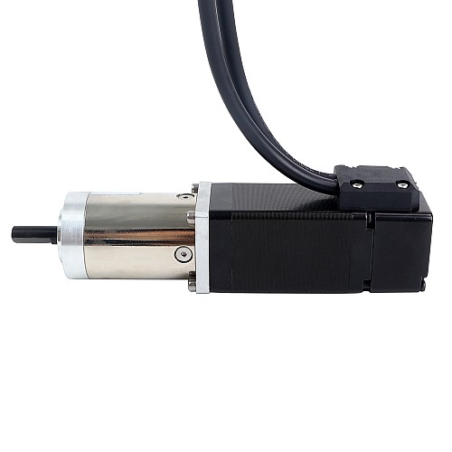 Nema 11 Closed-loop Geared Stepper L=51mm Gear Raio 51:1 Encoder 1000PPR(4000CPR) - 11HS20-1004D-E1000-PG51 | StepperOnline AU