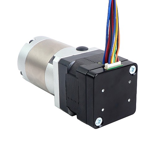 Nema 14 Stepper Motor with High Precision Gearbox Gear Ratio 20:1 & Magnetic Encoder 1000PPR(4000CPR) - 14HS11-1004D-EGS20-AR4 | StepperOnline AU