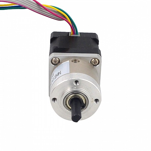 Nema 14 Closed-loop Geared Stepper L=34mm Gear Raio 5:1 Encoder 300PPR - 14HS13-0804D-PG5-E22-300 | StepperOnline AU