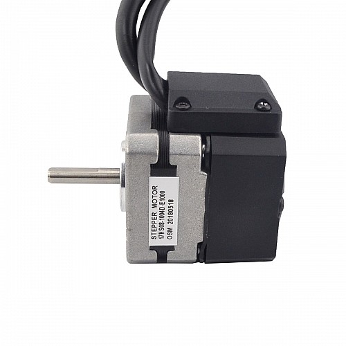 Nema 17 Closed Loop Stepper Motor 13Ncm(18.41oz.in) Encoder 1000PPR(4000CPR) - 17HS08-1004D-E1000 | StepperOnline AU