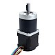 Nema 17 Stepper Motor with Gearbox Gear Ratio 50:1 & Magnetic Encoder 1000PPR(4000CPR) - 17HS15-1684D-HG50-AR4 | StepperOnline AU