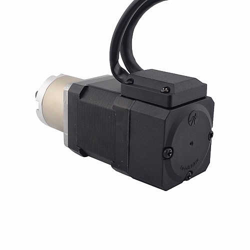 Nema 17 Closed-loop Geared Stepper L=48mm Gear Raio 27:1 Encoder 1000PPR(4000CPR) - 17HS19-1684D-PG27-E1000 | StepperOnline AU