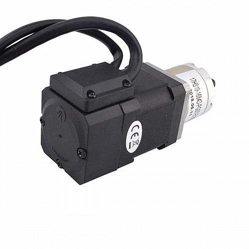 Nema 17 Closed-loop Geared Stepper L=48mm Gear Raio 27:1 Encoder 1000PPR(4000CPR) - 17HS19-1684D-PG27-E1000 | StepperOnline AU