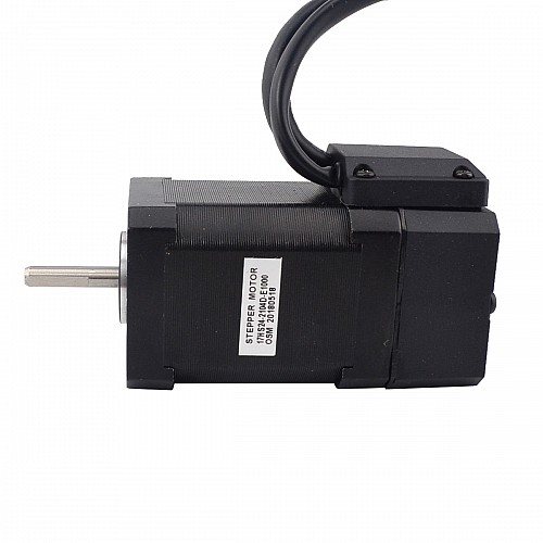 Nema 17 Closed Loop Stepper Motor 65Ncm(92.05oz.in) Encoder 1000PPR(4000CPR) - 17HS24-2104D-E1000 | StepperOnline AU