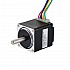 Dual Shaft Nema 11 Unipolar 1.8deg 4.3Ncm(6.1oz.in) 0.95A 28x28x31.5mm 6 Wires