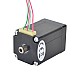Dual Shaft Nema 11 Hollow Shaft Stepper Motor Bipolar 7.5Ncm(10.6oz.in) 1.0A 28x28x44mm - 11HS18-1004H | StepperOnline AU