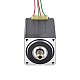 Dual Shaft Nema 11 Hollow Shaft Stepper Motor Bipolar 7.5Ncm(10.6oz.in) 1.0A 28x28x44mm - 11HS18-1004H | StepperOnline AU