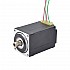 Dual Shaft Nema 11 Hollow Shaft Stepper Motor Bipolar 7.5Ncm(10.6oz.in) 1.0A 28x28x44mm