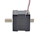 Dual Shaft Nema 14 Hollow Shaft Stepper Motor Bipolar 16Ncm(22.66oz.in) 1.25A 35x35x34.5mm - 14HS14-1254H | StepperOnline AU