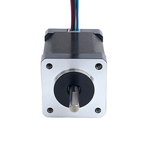 Dual Shaft Nema 14 Bipolar 1.8deg 40Ncm(56.64oz.in) 1.5A 35.2x35.2x52mm 4 Wires - 14HS20-1504D | StepperOnline AU