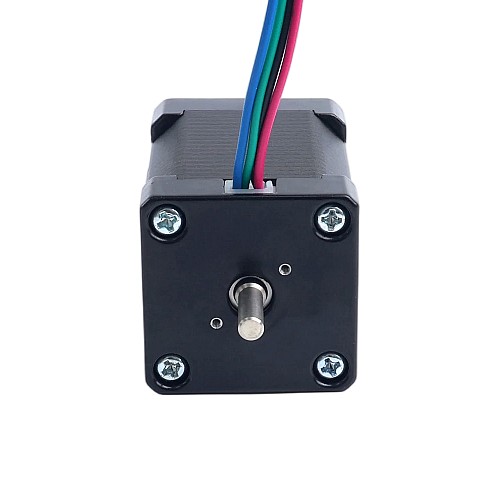 Dual Shaft Nema 14 Bipolar 1.8deg 40Ncm(56.64oz.in) 1.5A 35.2x35.2x52mm 4 Wires - 14HS20-1504D | StepperOnline AU