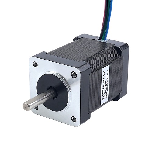 Dual Shaft Nema 14 Bipolar 1.8deg 40Ncm(56.64oz.in) 1.5A 35.2x35.2x52mm 4 Wires - 14HS20-1504D | StepperOnline AU