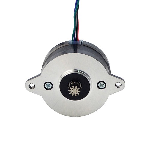 E Series Round Nema 14 Bipolar 0.9deg 8Ncm(11.33oz.in) 1.0A Φ36 x17mm 4 Wires - 14RE07-1004VRN | StepperOnline AU