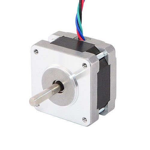 Nema 16 Bipolar 0.9deg 16Ncm(22.66oz.in) 0.6A 39x39x25mm 4 Wires - 16HM10-0604S | StepperOnline AU