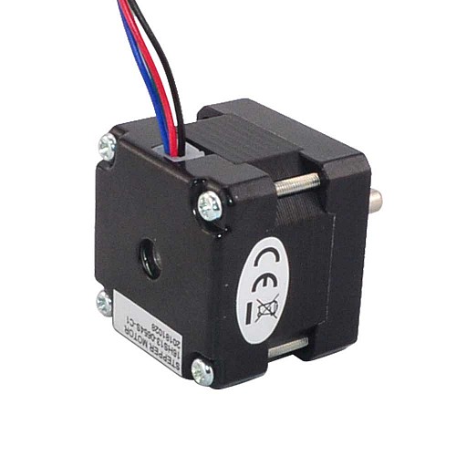 Nema 16 Bipolar 1.8deg 18Ncm(25.5oz.in) 0.65A 39x39x34mm 4 Wires - 16HS13-0654S | StepperOnline AU