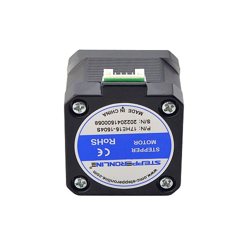 5pcs E Series Nema 17 Bipolar 42Ncm(59.49oz.in) 1.5A 42x42x38mm 4 Wires w/ 1m Cable & Connector - 5-17HE15-1504S | StepperOnline AU