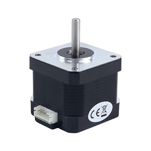 E Series Nema 17 Bipolar 42Ncm(59.48oz.in) 1.7A 42x42x37.5mm 4 Wires w/ 1m Cable & Connector - 17HE15-1704S | StepperOnline AU