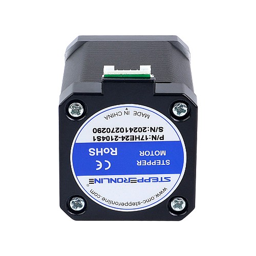 E Series Nema 17 Stepper Motor 1.8deg 60Ncm(84.97oz.in) 2.1A 42x42x60mm 4 Wires - 17HE24-2104S | StepperOnline AU