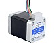Nema 17 5-Phase Stepper Motor 0.5Nm(70.81oz.in) 1.8A  42x42x60mm 5 Wires - 17HF24-1805S | StepperOnline AU