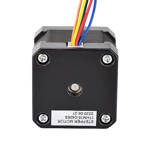 Nema 17 Unipolar 0.9deg 26Ncm(36.82oz.in) 0.4A 42x42x39mm 6 Wires - 17HM15-0406S | StepperOnline AU